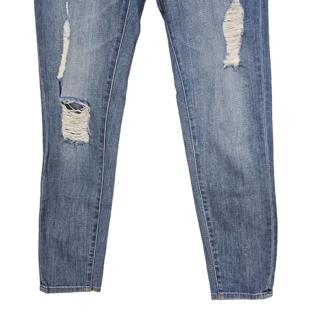 DL1961 Azalea Relaxed Skinny Distressed Denim Jeans 29" Inseam Cotton Casual 25 - Picture 10 of 14